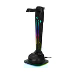 Headset Stand SAC1 RGB With 4xUSB ports and Type-C 1m