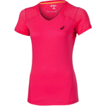 Asics Women's Running T-Shirt (Size XS) Azalea FuzeX V-Neck SS T-Shirt - New