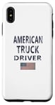 Coque pour iPhone XS Max American Truck Driver - Semi-remorque de tracteur OTR