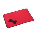 Dog Cooling Pad Summer Cooling Mat Washable Cat Dog Beds Comfort Pet Ice Cool Cold Silk Cushion Puppy Sleeping Blanket Pet Accessories,red,M(70 * 50cm)
