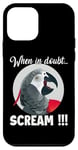 African Grey Parrot Meme T, perroquet drôle et hurlant pour Coque pour iPhone 12 mini