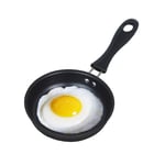 Crazyfly Mini Saucepan, 12cm Small Nonstick Frying Pan for Household Fried Egg Pancakes Round Mini Saucepan