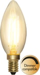E14 Kronljus SoftGlow Dimbar 4,5W 2100K 470lm Klar LED-Lampa