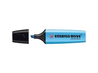 Stabilo Boss Original, 1 Styck, Blå, Mejselspets, Blå, Rektangel, 2 Mm