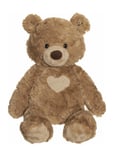 Teddy Cream Teddybear Brown Toys Soft Toys Teddy Bears Brown Teddykompaniet