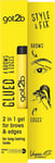 Got2B Glued for Brows & Edges 2 in 1 Wand Eyebrow Gel, 72Hr Hold, No White Resid