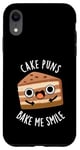 iPhone XR Cake Puns Bake Me Smile Funny Baking Pun Case