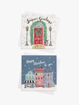 John Lewis Festive Front Doors Large Charity Christmas Cards, Box of 8