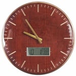 Horloge Murale Rétro 43 cm de Diamètre avec Affichage Numérique de Date Accessoire Déco Tendance pour Salon Chambre ou Cuisine Moderne Beliani