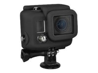 XSories - Coque de protection caméscope - silicone - noir - pour GoPro HERO3+