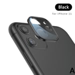 For Iphone 11 Pro Max Back Camera Lens Tempered Glass Film I Apple / Black