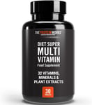 Protein Works - Diet Super Multi-Vitamin Supplement Tablets | 32 Key Vitamins, M