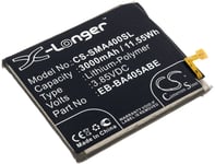 Kompatibelt med Samsung SM-A405FN/DS, 3.85V, 3000 mAh
