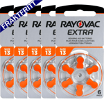 5st kartor Rayovac Extra Hörapparatsbatteri storlek  13. Fraktfritt