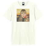 Amplified Joni Mitchell T Shirt Clouds Official Unisex White Small Vintage White