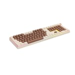Royalaxe Brown R108 Hot Swappable Mechanical Keyboard TTC Golden-Pink Switches P