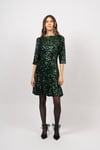 Sif Sequins Dress - Green