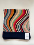 PAUL SMITH SWIRL Stripe Beach Towel in bag