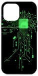 Coque pour iPhone 13 Pro Max CPU Cœur Processeur Circuit imprimé IA Geek Gamer Heart