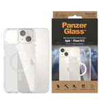 iPhone 14/13 PanzerGlass HardCase Skal - Antibakteriellt - MagSafe-kompatibelt - Transparent