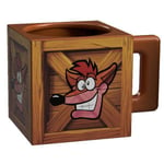 Crash Bandicoot Crash Crate Mug Official Rare Activision Merch 1UP