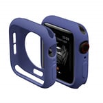 Compatible avec Apple Watch Series SE 6/5/4, Coque de Protection Antichoc en TPU Ultra Fine de 38 mm pour Bleu