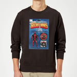 Marvel Deadpool Secret Wars Action Figure Sweatshirt - Black - XXL - Black