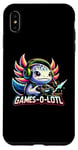 Coque pour iPhone XS Max Games-O-Lotl Axolotl Manette de jeu vidéo