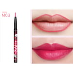 6 Color Lip Liner Pen Matte Gloss Long Lasting M03