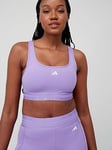 adidas Hyperglam Sports Bra - Light Support - Purple, Purple, Size Xs, Women
