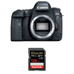 Canon EOS 6D Mark II Nu + SanDisk 128GB Extreme PRO UHS-I SDXC 170 MB/s | Garantie 2 ans