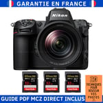 Nikon Z8 + Z 24-120mm F4 S + 3 SanDisk 32GB Extreme PRO UHS-II SDXC 300 MB/s + Guide PDF MCZ DIRECT '20 TECHNIQUES POUR RÉUSSIR VOS PHOTOS