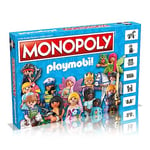 Winning Moves Playmobil Monopoly Board Game, buy iconic PLAYMOBIL sets from the Stable, Police Headquarters to the Princess Castle and Skull Pirate Ship, great gift for ages 8 plus