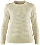 Fjallraven Övik Nordic Sweater W Sweatshirt - White, XX-Small