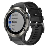 Garmin Quatix 5 Sapphire Klockarmband i Silikon - Svart