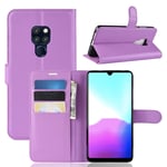 huawei Huawei Mate 20 PU Wallet Case Purple