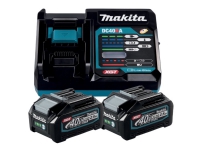 Makita DC40RA - Power Source Kit - batterilader + batteri 2 x - Li-Ion - 2.5 Ah