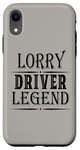 iPhone XR Truck Driver Legend Retro Funny Truck Driver Case