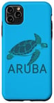 iPhone 11 Pro Max Sea Turtle Aruba One Happy Island beautiful sunset beach Case