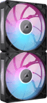 Corsair iCUE LINK RX140 Max RGB Svart 2-pack