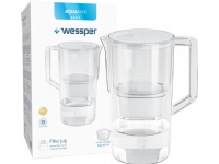 Wessper vattenfilterkanna Wessper AquaMax Basic 2,5L vit