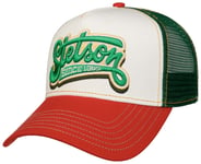 Stetson Stetson Men's Trucker Cap Lettering Red/Offwhite OneSize, Red/Offwhite