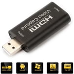 HDMI to USB 2.0 Video Capture Card 1080P HD Recorder Game Video Live Streaming