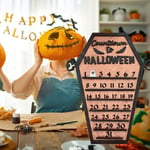 Black Halloween Advent Calendar Handmade Halloween Countdown Calendar   Desktop
