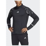 adidas Ultimate Hi Vis Reflective 1/2-zip Top, storlek X-Small