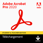 Adobe Acrobat Pro 2020 - Étudiants et enseignants - Mac - 2 appareils - Licence perpétuelle