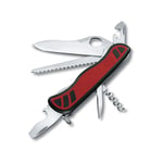 Victorinox - Couteau suisse de poche moyen Forester m Grip 0.8361.MC avec 10 fonctions Comprend une scie pour le bois et un système de verrouillage