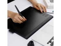 HUION h1060p Pen Tablet 5080 lignes par pouce 250 x 160 mm USB Noir