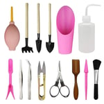 othulp Garden Tools Set Garden Sets Gifts For The Gardener Hand Fork Gardening Tools Set For Women Gardening Gifts For Women Weeding Tools For Garden Pink,One Size
