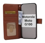 New Standcase Wallet Motorola Moto G100 (Brun)